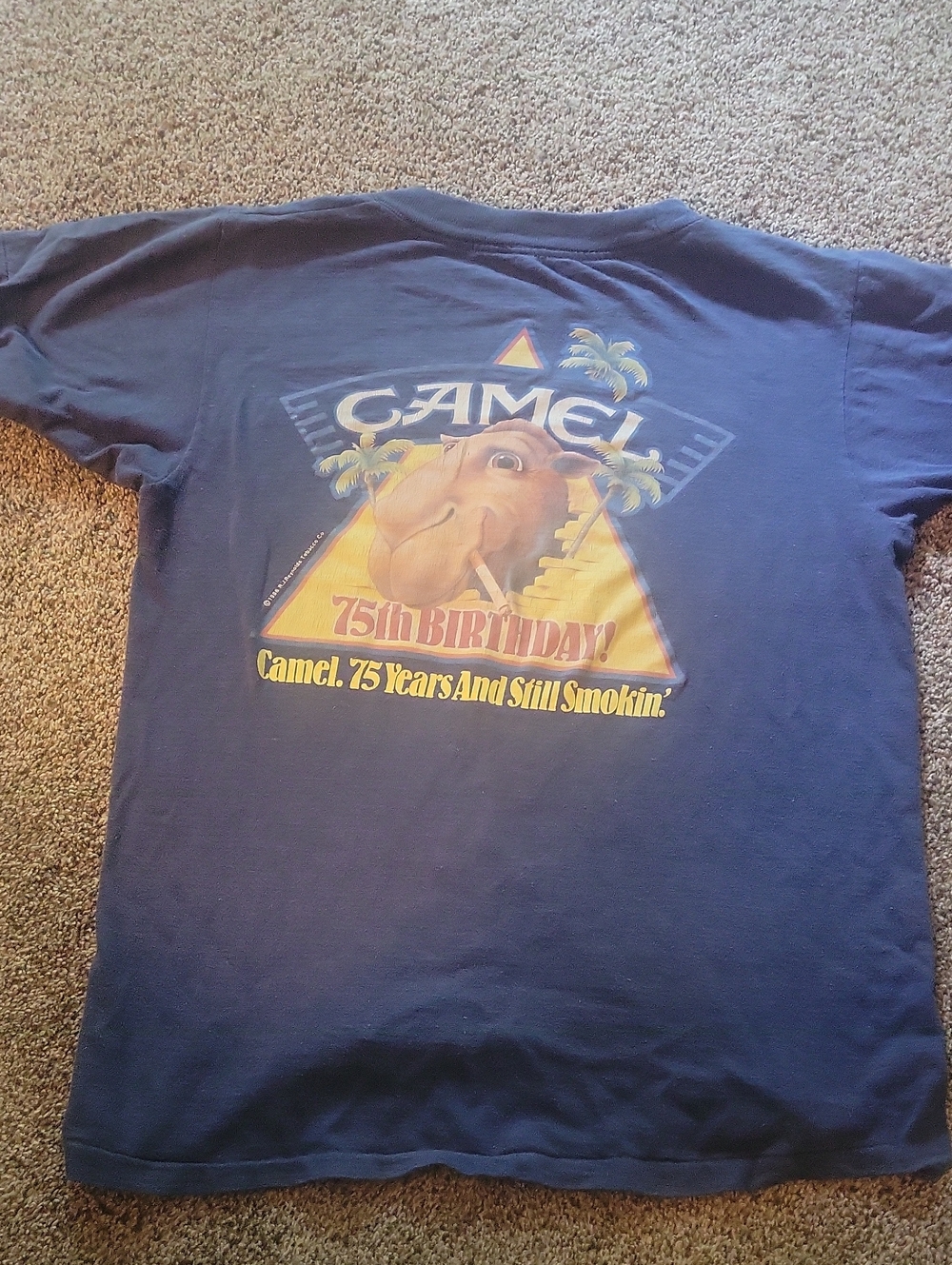Vintage Camel 75th Birthday T-shirt